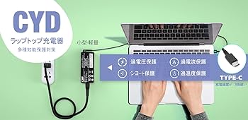 Amazon.co.jp: CYD 45W USB Type C ACアダプター 充電器 対応
